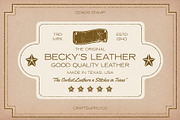 Cenios Stamp, a Sans Serif Font by Craft Supply Co. (Thumbnail 3 of 8)