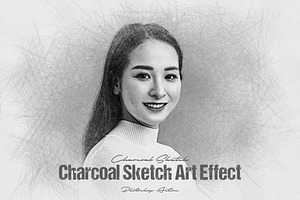 Charcoal Sketch Art Effect