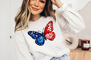 Patriotic American Flag Butterfly Pn, an Illustration by Designworld (Thumbnail 3 of 5)