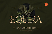 Equira || Modern Classy Serif Font, a Serif Font by Ermedia Studio (Thumbnail 1 of 10)
