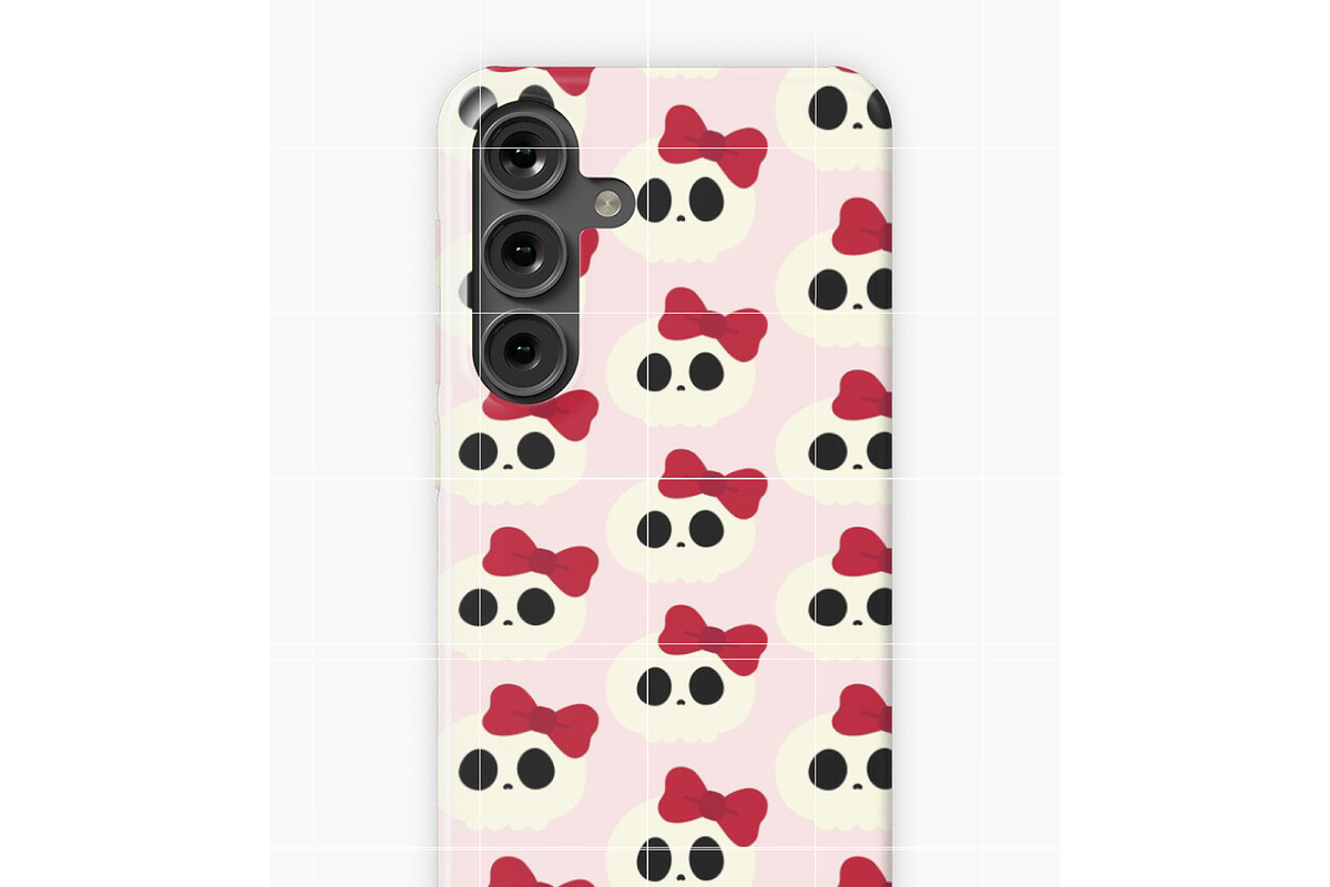 Cute Kawaii Skull with Bow SVG, an Illustration by TheHitShop (Photo 3 of 10)