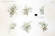 Spring greenery, floral cliparts, a Texture Illustration by ollalya (Thumbnail 3 of 14)