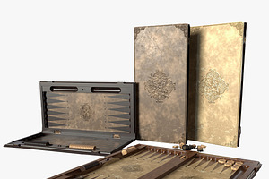 Backgammon, an Object 3D Model by Snji | 3D Models