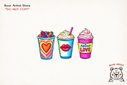 Valentine Love & Coffee Illustration, an Illustration by GlitterCraft (Thumbnail 37 of 41)