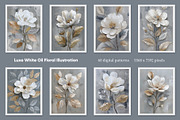 Luxe White Oil Floral Illustration, a Decorative Illustration by Housui Patterns (Thumbnail 3 of 17)