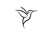 Hummingbird Line Art SVG Bundle, an Illustration by yasushie (Thumbnail 24 of 31)