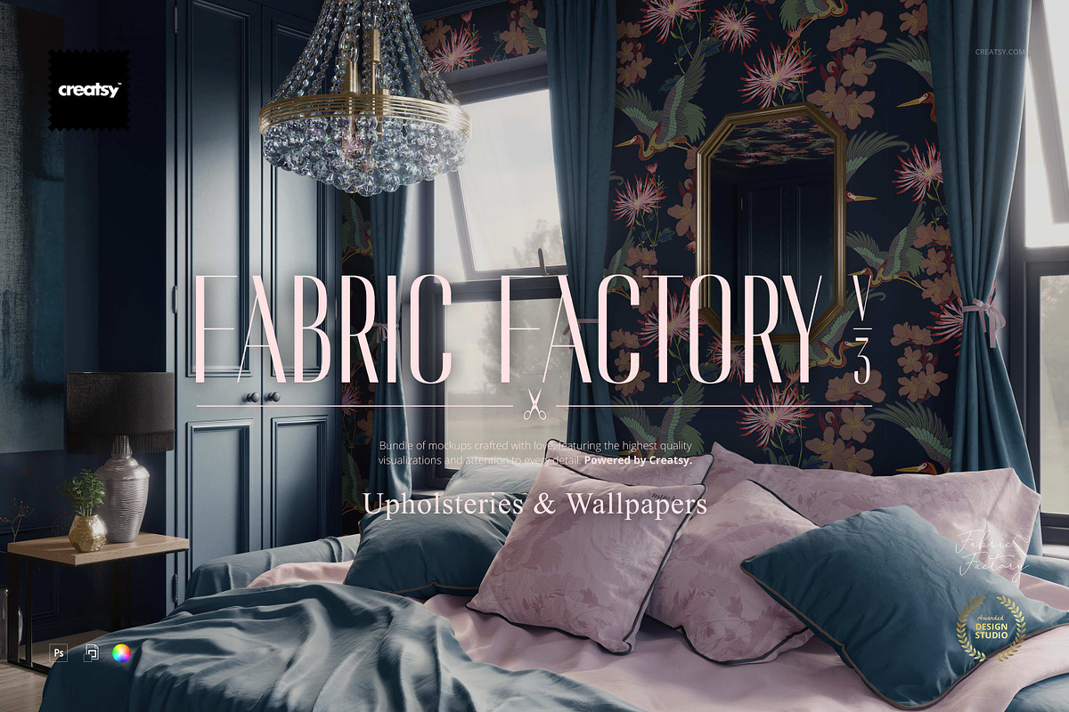 Fabric Factory v.3 Mockup Bundle, a Household Mockup by creatsy5 (Photo 1 of 33)