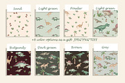 Watercolor Dinosaurus Collection, a Pattern Graphic by Oksana Dovhopol Art (Thumbnail 4 of 16)