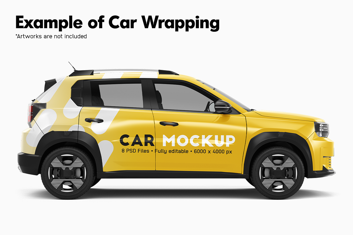 Car Mockup 25, an Advertising Mockup by Mockupix (Photo 5 of 12)