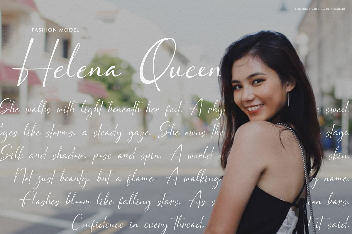 Bohemiya Felmirah | Signature Font, a Script Font by Denustudios (Photo 2 of 12)