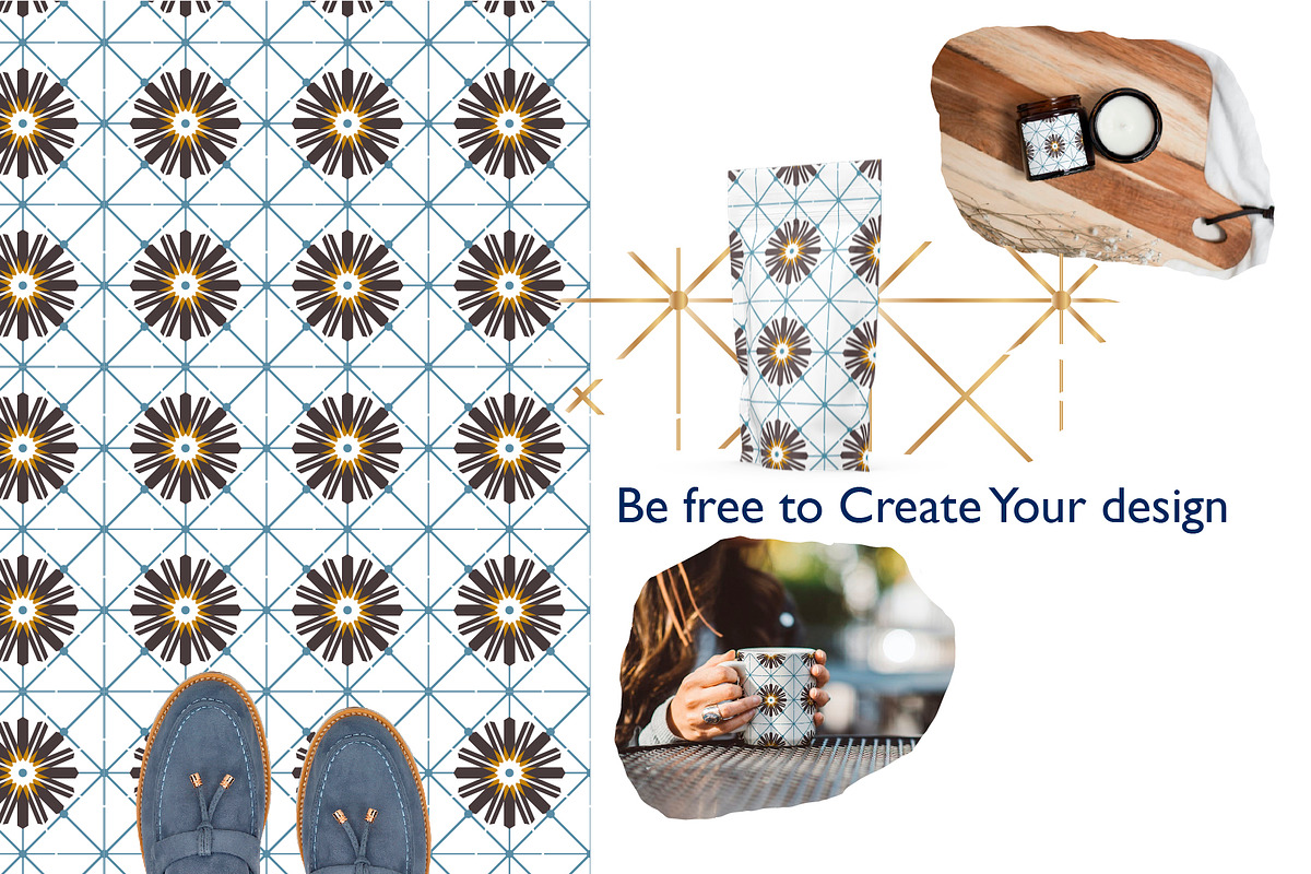 Moroccan Collection of 100 tiles, a Pattern Graphic by DeMih (Photo 4 of 6)