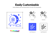 Animated Astrology Icon Set, an Outline Icon by Vectors Market (Thumbnail 3 of 7)