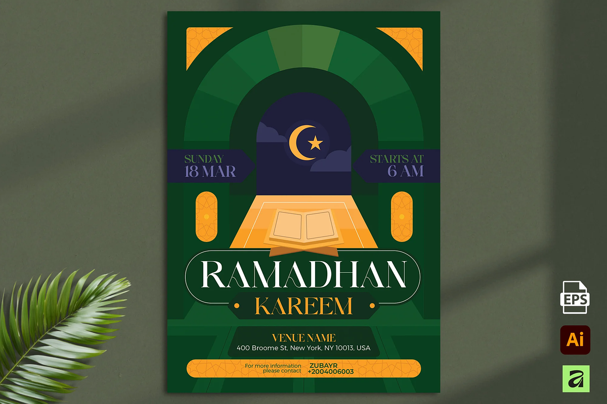Ramadhan Kareem Flyer, a Flyer Template by Aarley Kaiven (Photo 1 of 2)