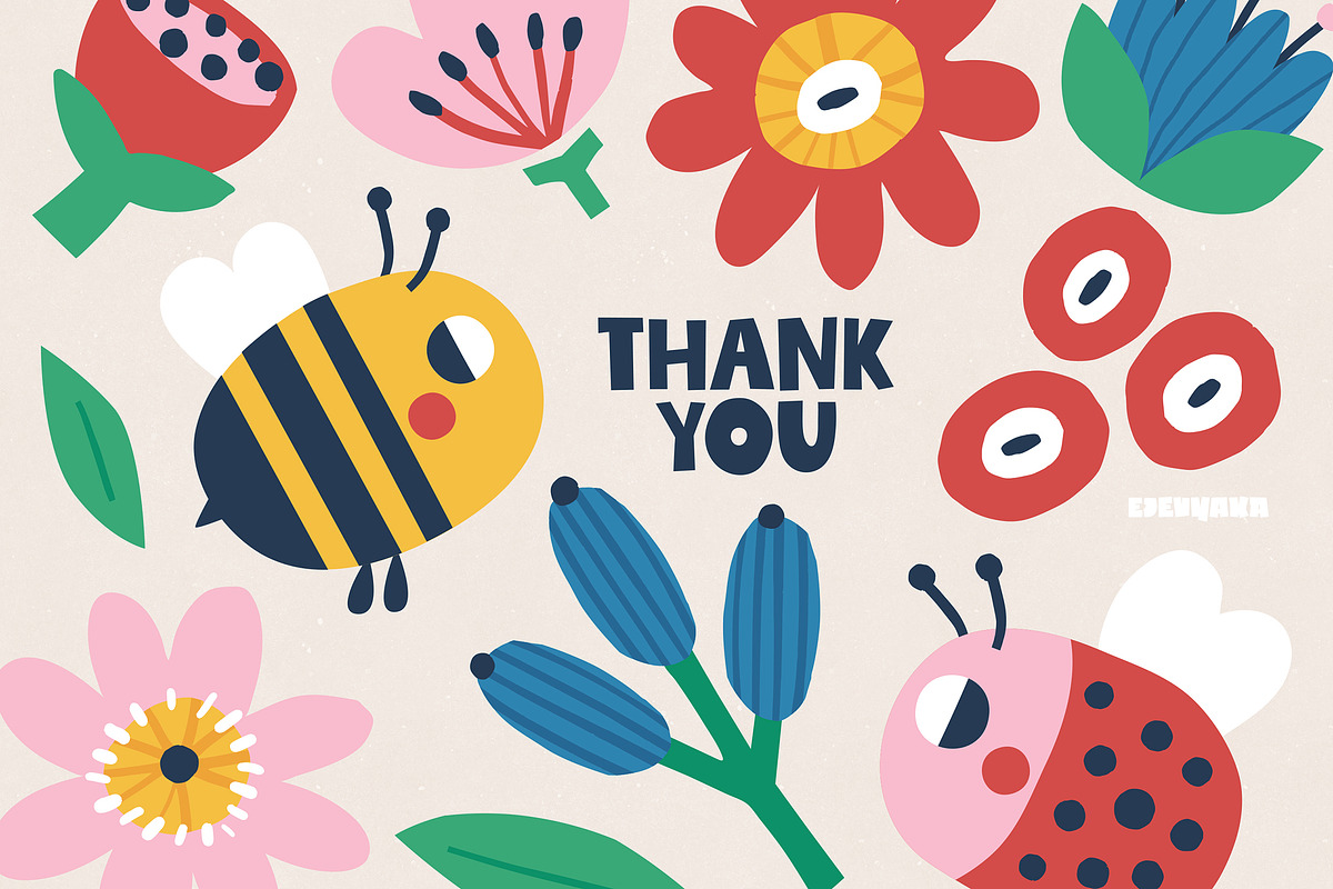 Modern Floral Clipart & Patterns, a Seasonal Illustration by Ejevyaka (Photo 8 of 8)