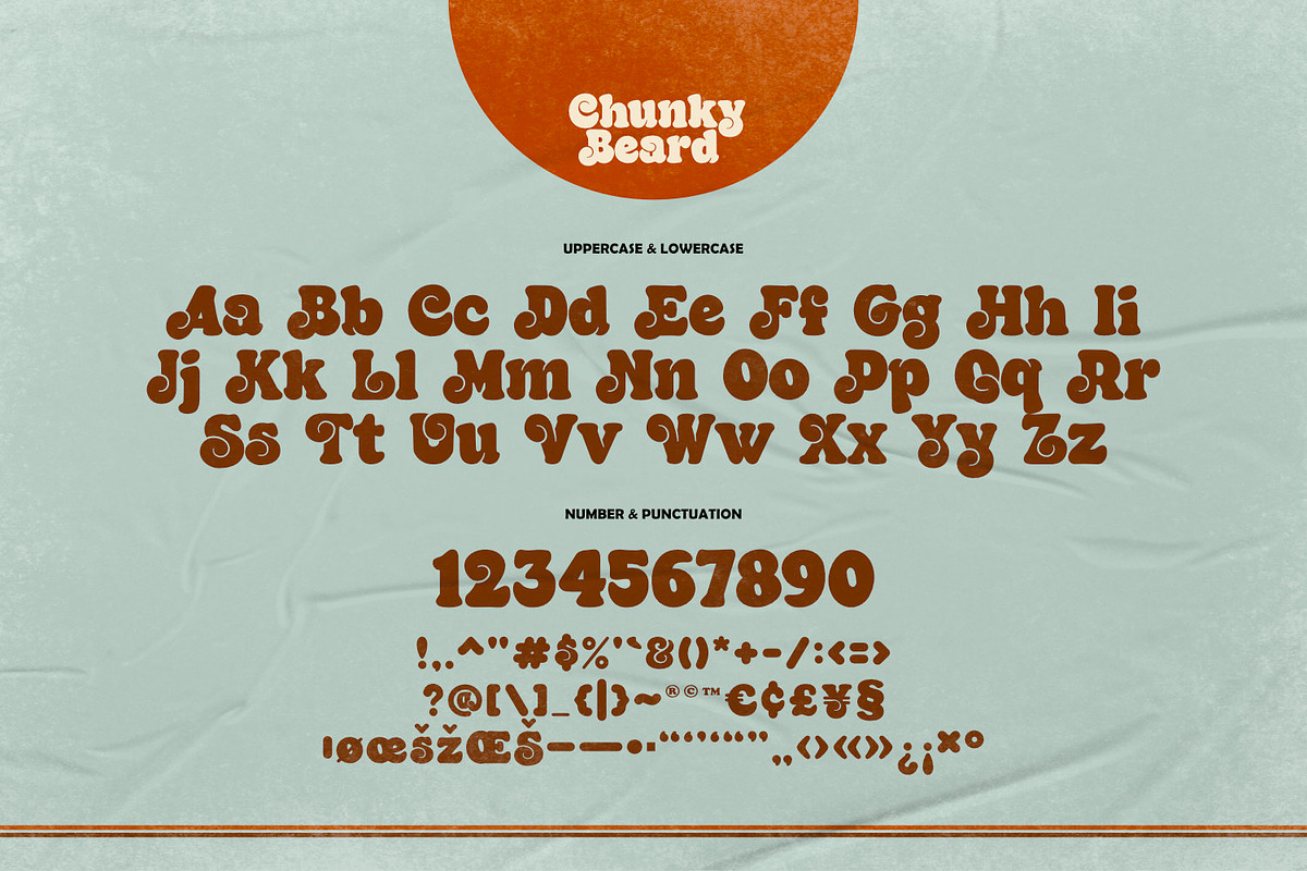 Chunky Beard - Retro Type, a Serif Font by ikiiko (Photo 6 of 7)