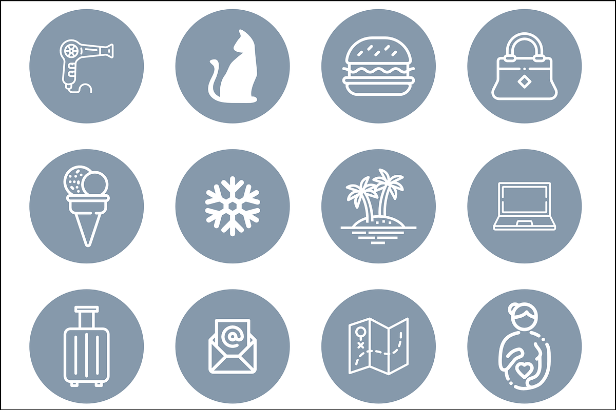 Instagram Story Highlight Icons, a Social Media Template by LeArt (Photo 2 of 3)