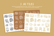 Cosy Bookworm - Vector illustrations, a Seasonal Illustration by Carole Chevalier (Thumbnail 3 of 9)