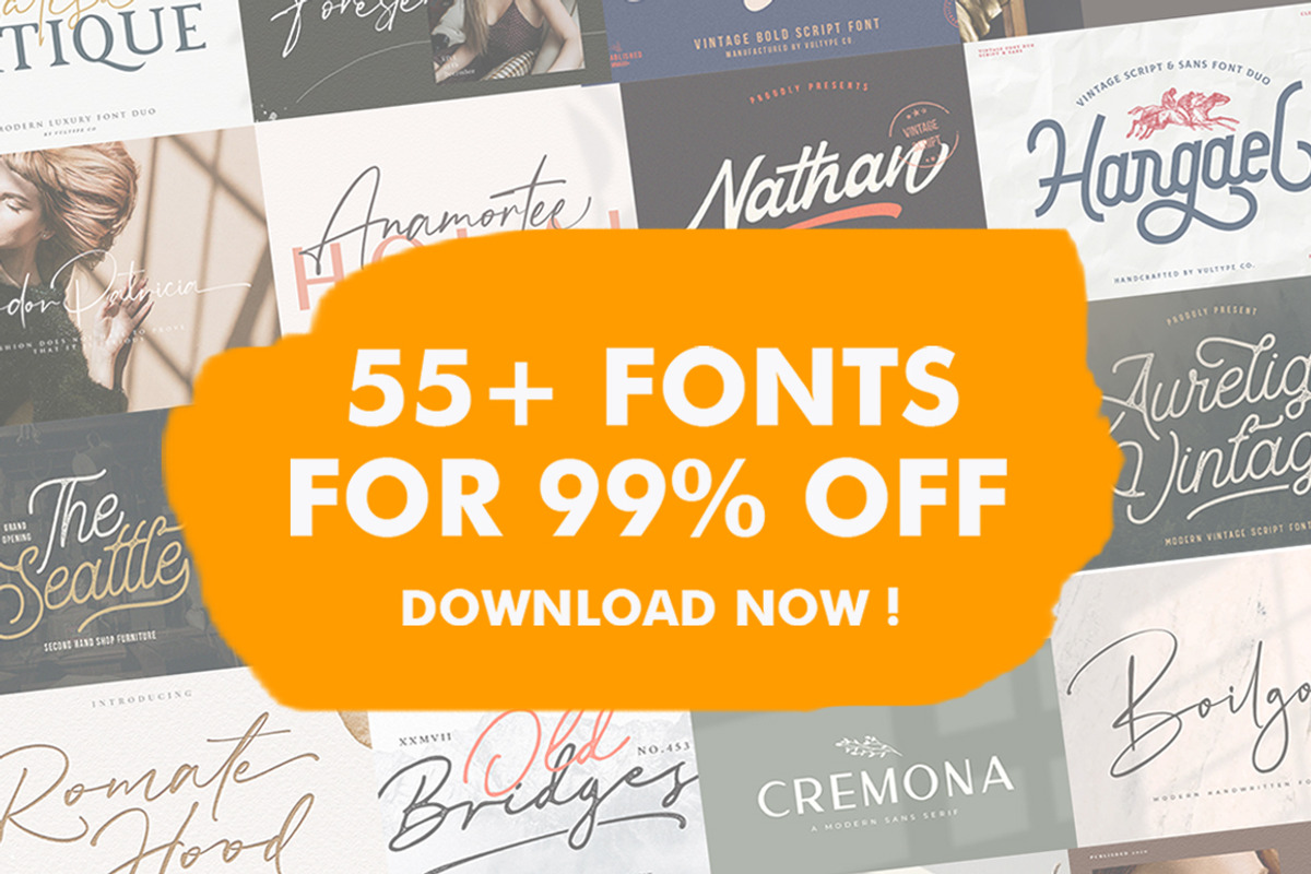 The Font Bundle For Graphic Designer, a Sans Serif Font by Vultype Co. (Photo 11 of 23)