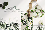 OASIS green - Wedding clipart, an Illustration by Beigetime (Thumbnail 3 of 11)
