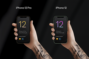 Tattoo Hand Mockups IPhone 12 Pro