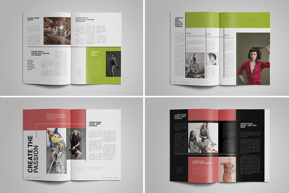 Indesign Magazine Template #5, a Magazine Template by spidergraph (Photo 5 of 8)