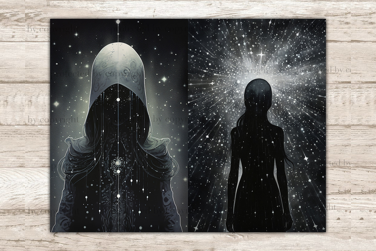 Among The Stars Junk Journal Pages, a Person Illustration by GlamArtZhanna (Photo 9 of 9)