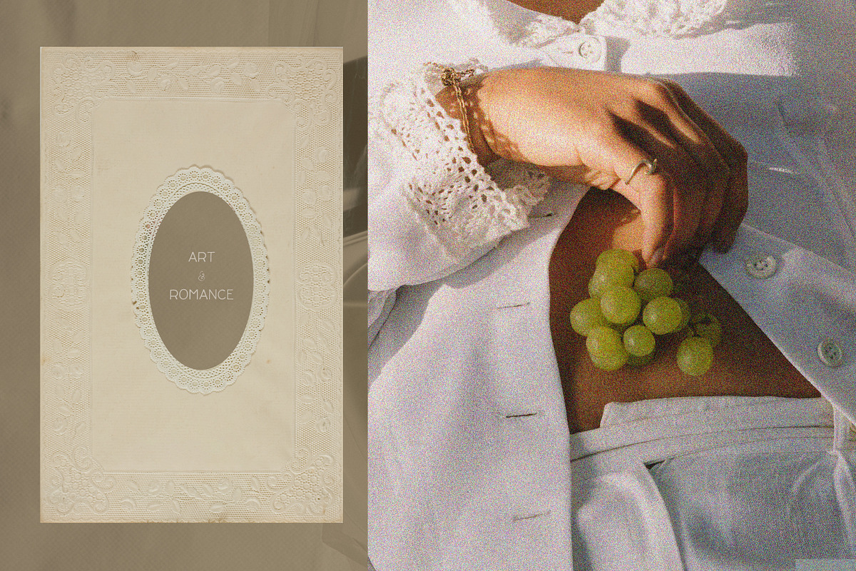 Embossed Papers, Frames and Collage, a Background Graphic by Laras Wonderland (Photo 11 of 15)
