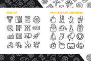 Collection Lines Icons (430+), an Outline Icon by ToozDesign (Thumbnail 4 of 18)