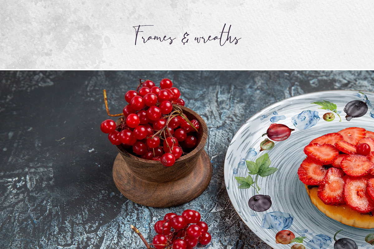 Currant splashes in watercolor, a Food Illustration by MsFlaffy (Photo 4 of 10)