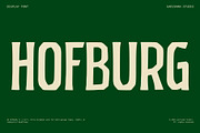 GR HOFBURG – Retro Industrial, a Sans Serif Font by Garisman Std (Thumbnail 1 of 11)