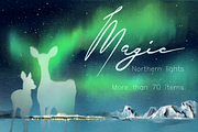 Northern Lights, a Background Graphic by NikiArts (Thumbnail 1 of 12)