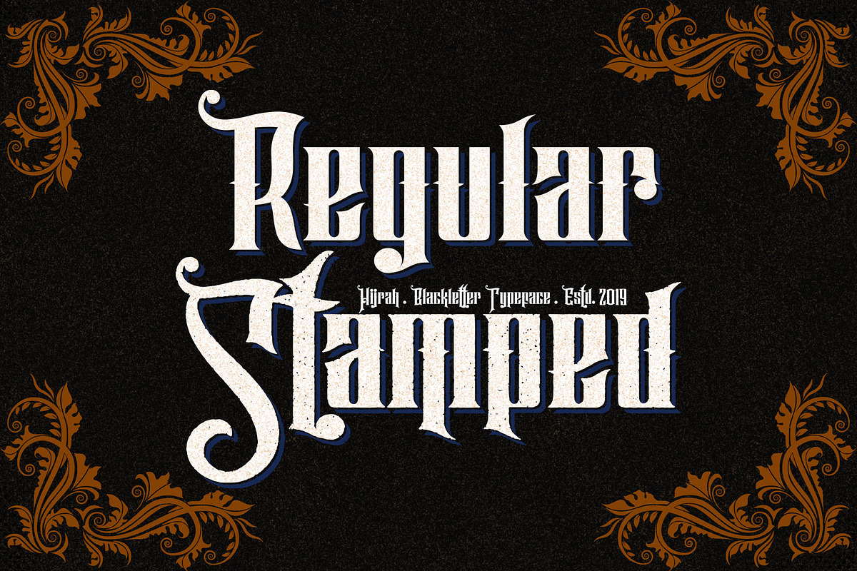 Hijrah, a Blackletter Font by Omotu Studio (Photo 2 of 13)