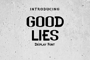 Good Lies Modern Sans Display Font, a Sans Serif Font by Gumrega Studio (Thumbnail 1 of 6)