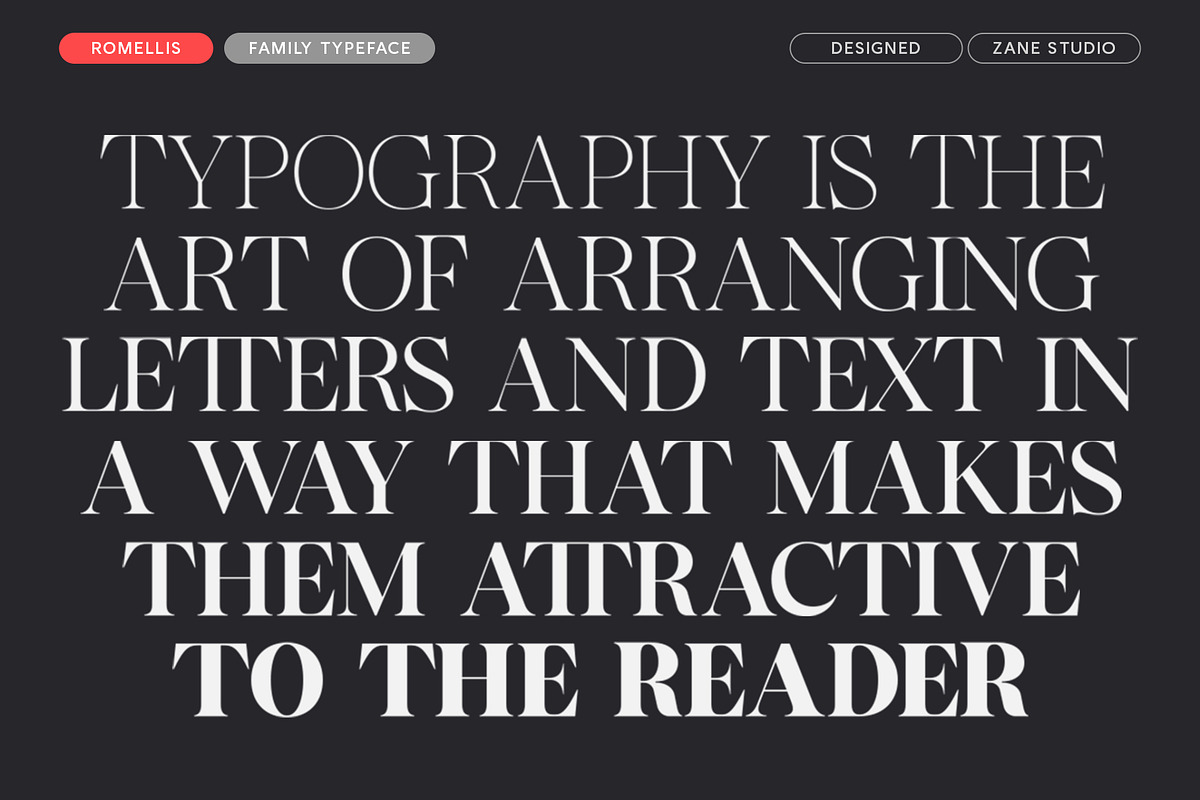 Romellis – Editorial Serif Typeface, a Serif Font by Zane Studio (Photo 12 of 15)
