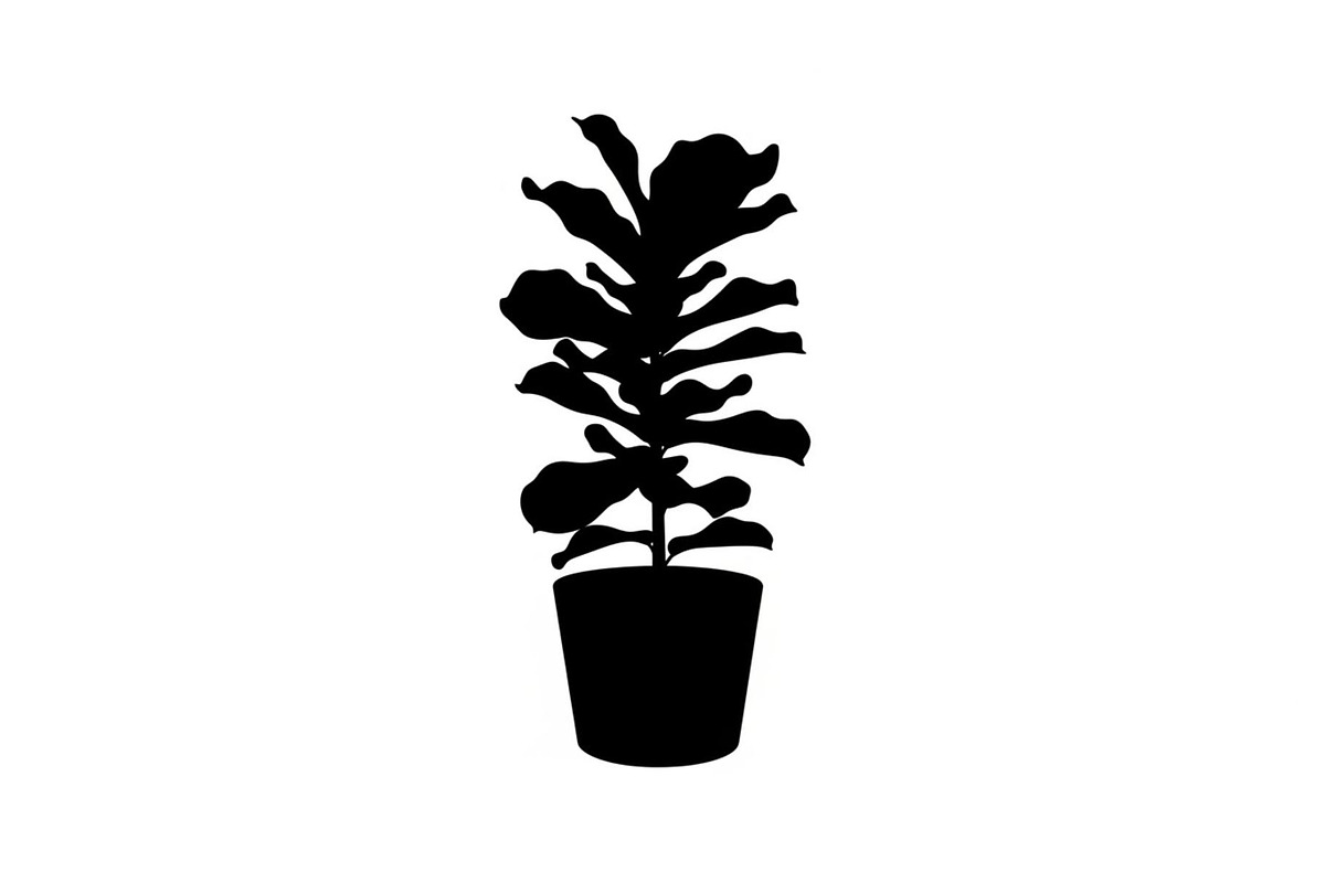 Minimal Potted Plant Silhouette, a Graphic by Artivon (Photo 4 of 10)