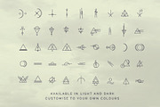 Sacred Geometric Tarot Minimal Icons, an Outline Icon by CreativeWilderness (Thumbnail 10 of 12)