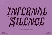 CS Snoring Drawn, a Blackletter Font by Craft Supply Co. (Thumbnail 3 of 8)