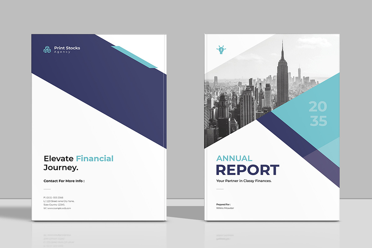 Annual Report Template, a Brochure Template by Spark_Creative (Photo 13 of 16)