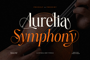 Aurelia Symphony, a Serif Font by saemoon creative (Thumbnail 1 of 15)