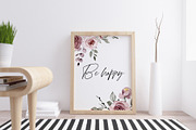 Dusty pink roses watercolor paint, an Illustration by Larisa Maslova (Thumbnail 8 of 8)
