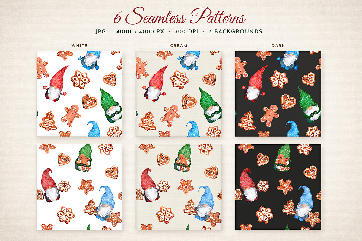 Watercolor Christmas Wreath Creator, a Seasonal Illustration by Where summer is (Photo 6 of 13)
