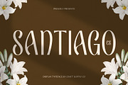CS Santiago – Aesthetic Font, a Sans Serif Font by Craft Supply Co. (Thumbnail 1 of 8)