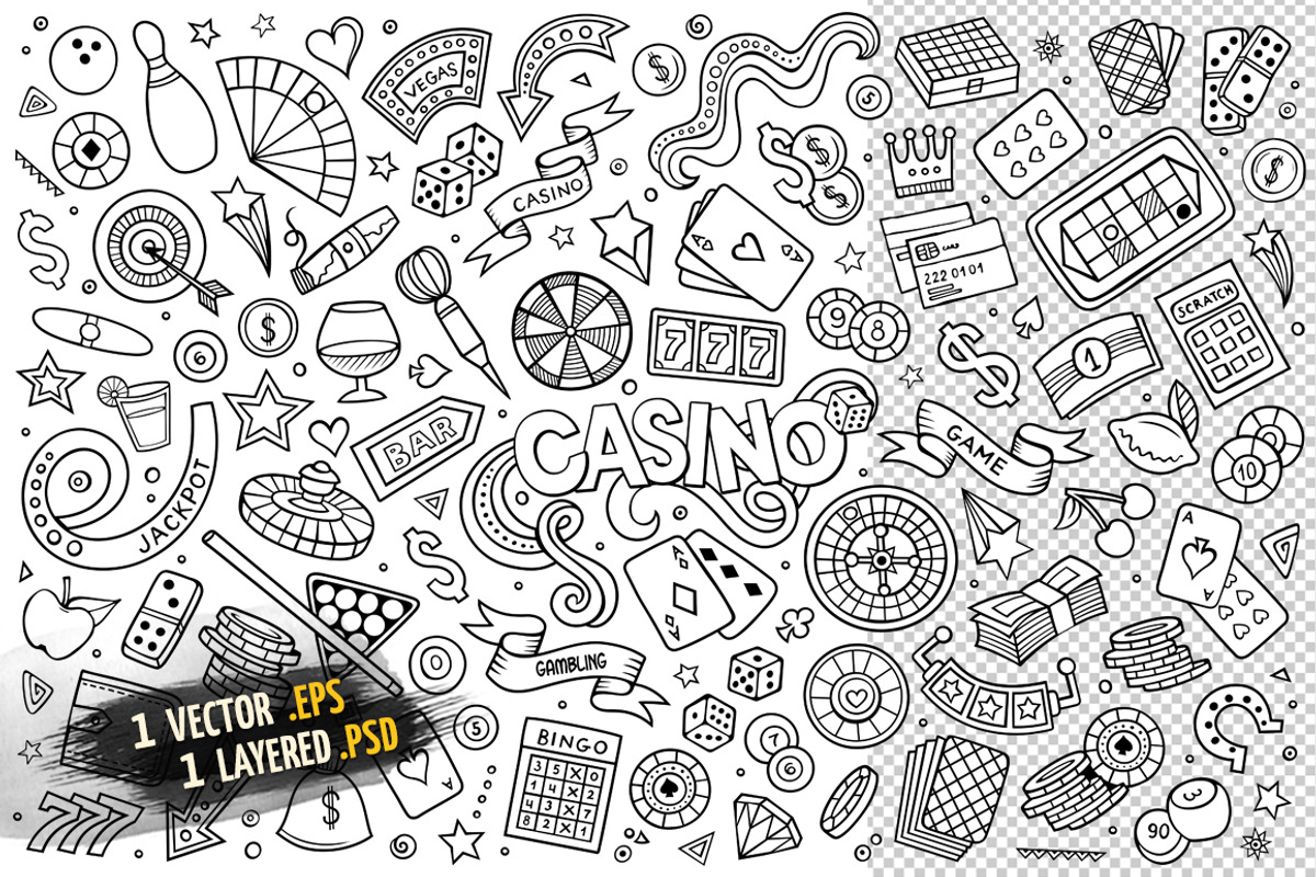 Casino Objects & Symbols Set, an Object Graphic by BALABOLKA (Photo 3 of 4)