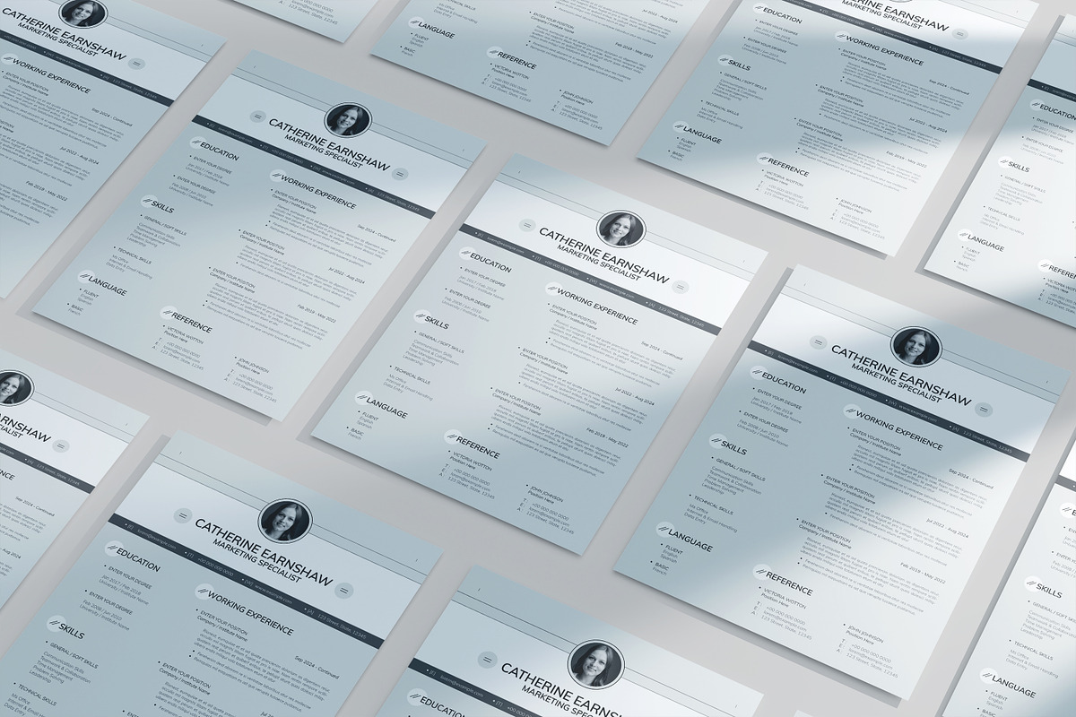 Clean and Simple Resume CV, a Resume Template by Studio Temply (Photo 6 of 6)