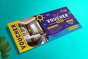 Hotel Voucher Card, a Card Template by Aarley Kaiven (Thumbnail 2 of 4)