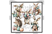Whimsical Easter Graphics, an Illustration by CraftCrateShop (Thumbnail 2 of 7)