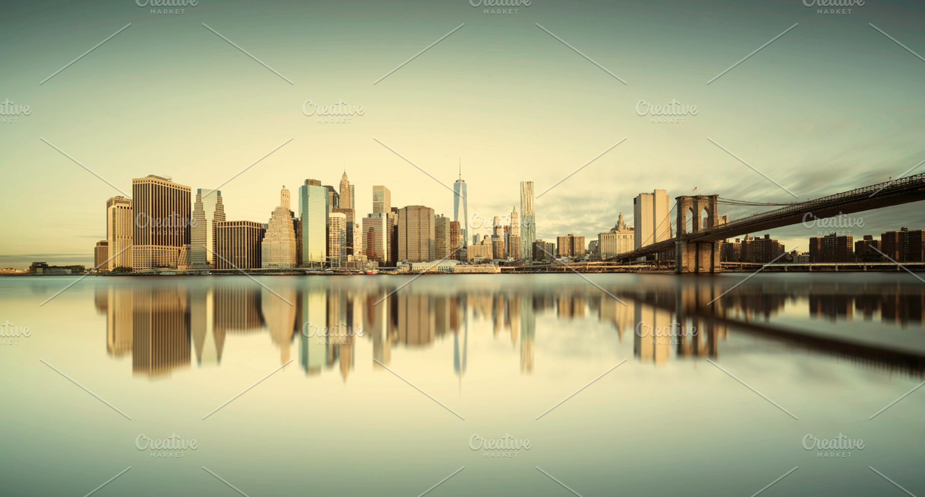 New york sunrise containing new, york, and city, an Architecture Photo by inigocia