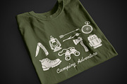 Camping Adventure Graphic Set, an Illustration by cd-design.co (Thumbnail 3 of 7)