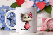 Whimsical Summer Cats Clipart, an Illustration by Craft Nest (Thumbnail 7 of 12)