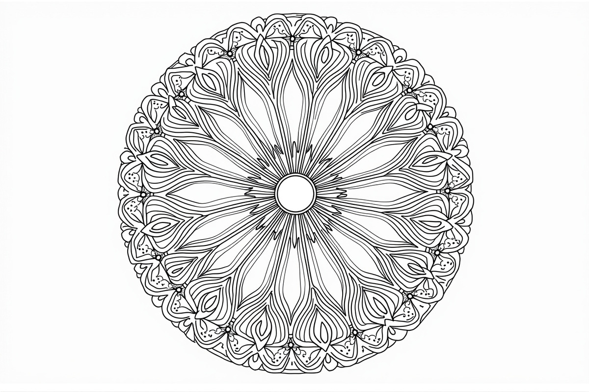Elegant Hand-Drawn Mandala Designs B, an Object Graphic by BIPLOB EXPERT (Photo 11 of 14)